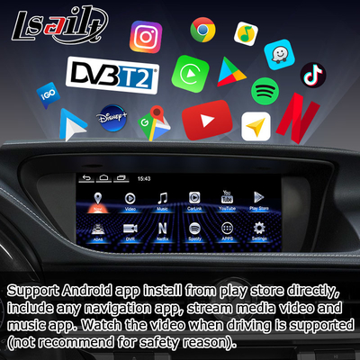 ES300h ES250 ES350 Lexus Actualización de la pantalla de Android Carplay Android Auto Dash Cam 10.25 " Lsailt