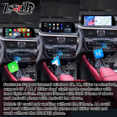 Android 8+128GB Lsailt Lexus Android carplay Android auto Pantalla para RX350 RX450h RX300 Procesador de 2.0Ghz