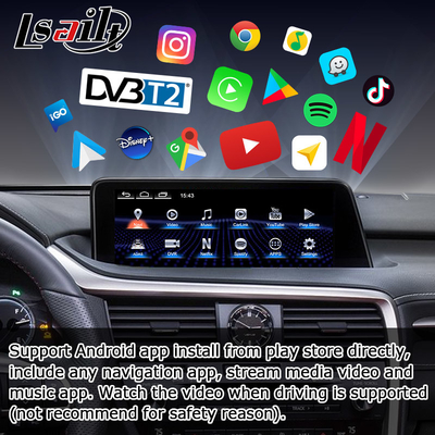 Android 8+128GB Lsailt Lexus Android carplay Android auto Pantalla para RX350 RX450h RX300 Procesador de 2.0Ghz