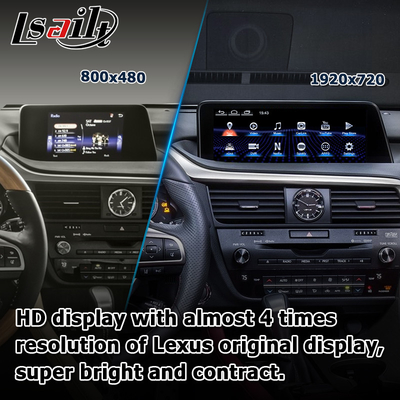 Android 8+128GB Lsailt Lexus Android carplay Android auto Pantalla para RX350 RX450h RX300 Procesador de 2.0Ghz
