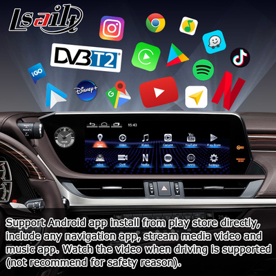 Lexus ES300h actualización de pantalla táctil de 12.3" Android Auto Carplay por Lsailt