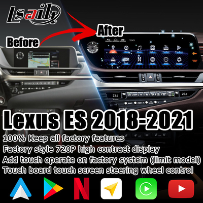 Lexus ES300h actualización de pantalla táctil de 12.3" Android Auto Carplay por Lsailt