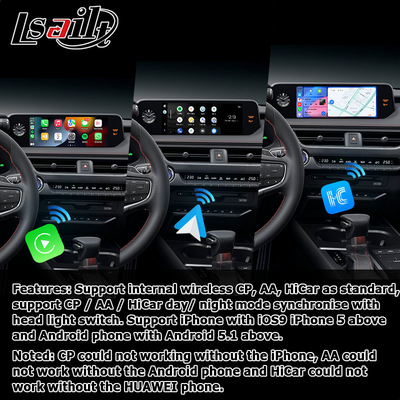 Android Carplay Lexus pantalla táctil para UX200 UX250h DSP Ajuste de Android automático