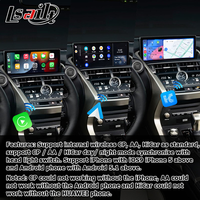 NX300 NX300h Lexus Android pantalla grande 10.25 pulgadas Android Carplay actualización