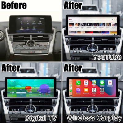 NX300 NX300h Lexus Android pantalla grande 10.25 pulgadas Android Carplay actualización