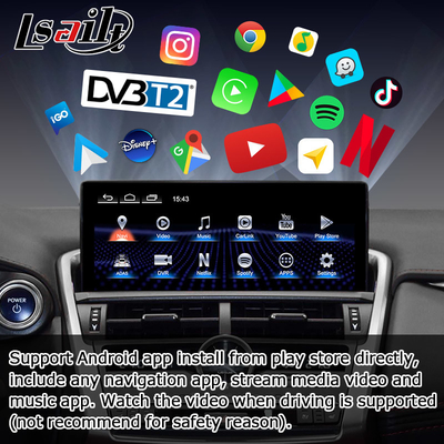 NX300 NX300h Lexus Android pantalla grande 10.25 pulgadas Android Carplay actualización