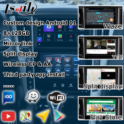 Interfaz de juego de GPS, 8+128GB Android 11 interfaz de caja de navegación para Infiniti Q50 / Q60