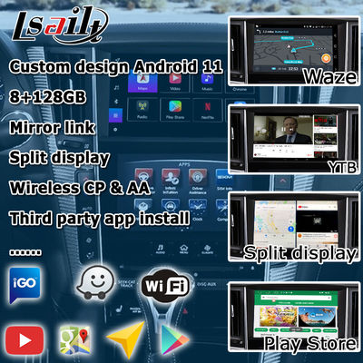Interfaz GPS CarPlay, interfaz de caja de navegación Android 13 de 8+128GB para Infiniti Q50 / Q60