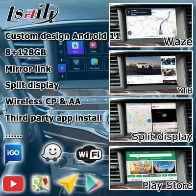 Infiniti QX60 GPS Android auto Sistema de navegación Carplay Interfaz multimedia Android 11 8+128GB