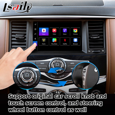 Interfaz automática de carplay para Android Multimedia Box Interfaz de video Infiniti QX80 2018
