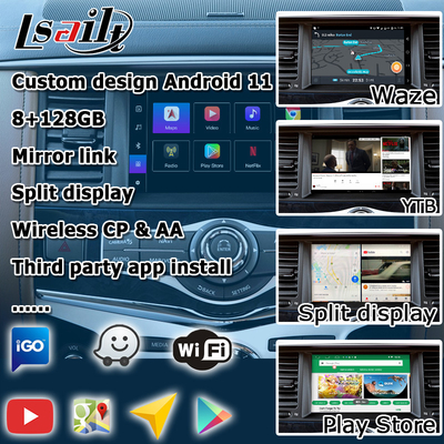 Interfaz automática de carplay para Android Multimedia Box Interfaz de video Infiniti QX80 2018