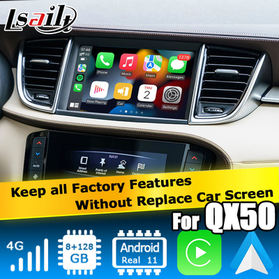 Carplay Navegación Android Navegación Interfaz de vídeo Infiniti QX50 2018