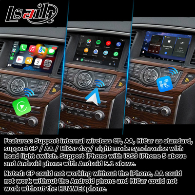 Nissan Pathfinder Andorid 11 Carplay Android sistema de navegación automática navegación en línea Video reproducción