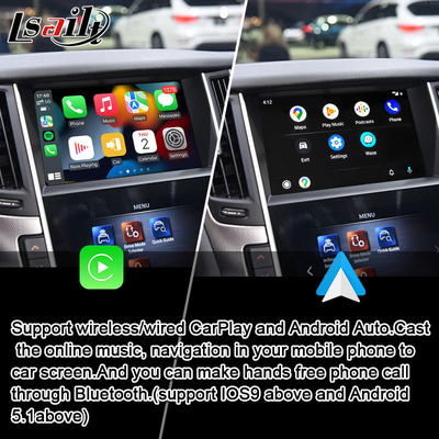 Modulo de infoentretenimiento Android para Infiniti Q50 Q60 2014-2020 Interfaz CarPlay, caja de navegación Android