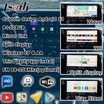 Interfaz de video de Lexus RX 2023 Android 11 impulsada por Qualcomm RX350h RX500h RX350 RX450h+