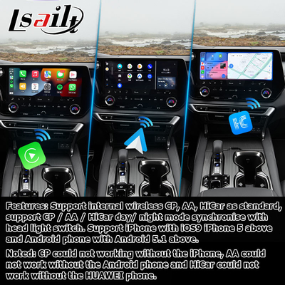 Interfaz de video de Lexus RX 2023 Android 11 impulsada por Qualcomm RX350h RX500h RX350 RX450h+