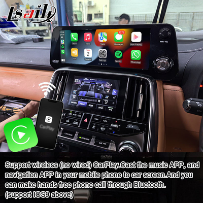 Interfaz de vídeo Android de Lsailt Qualcomm para Lexus LX600 LX500d RX ES NX 2021- Soporte para YouTube, NetFlix, CarPlay inalámbrico