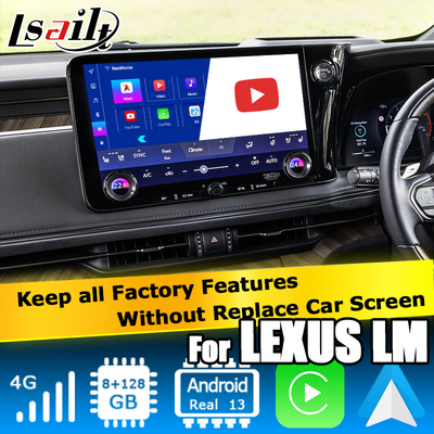 Android 13 8+128 Interfaz multimedia Android para el Lexus LM LM350h 2023