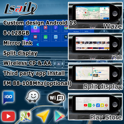 Lexus LS500h LS500 LS350 2022 Interfaz de video Android 13 8+128GB basada en Qualcomm