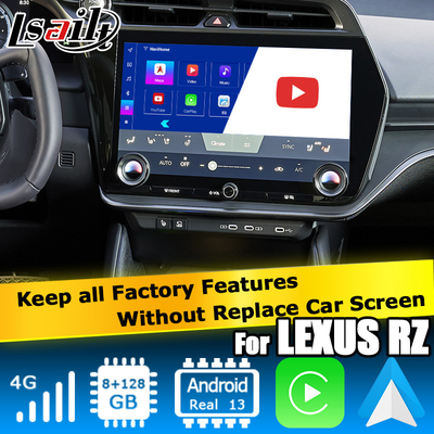 Lexus RZ Android 13 interfaz multimedia 8+128GB Qualcomm Octa core carplay Android automático