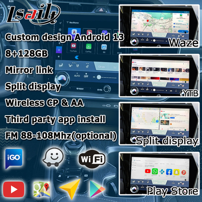 Lexus RZ Android 13 interfaz multimedia 8+128GB Qualcomm Octa core carplay Android automático