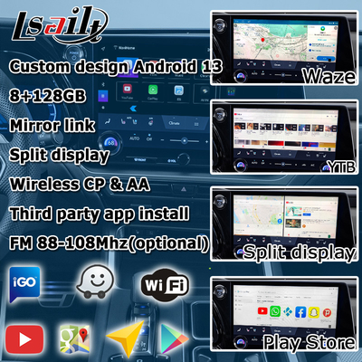 Lexus TX550h+ TX350 TX500h Interfaz de video Android 13 con núcleo Octa 2.0Ghz 8+128GB de juego de autos
