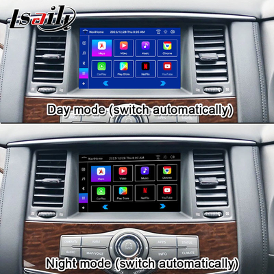 Lsailt 8+128G Android 13 Modulo de infoentretenimiento inteligente para Nissan Patrol Y62 2010-2020 Incluye CarPlay inalámbrico, NetFlix
