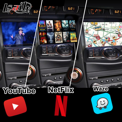 Interfaz multimedia HDMI 8G Android con CarPlay, YouTube, Google Play, NetFlix para Nissan Patrol 370Z Quest, Android 13