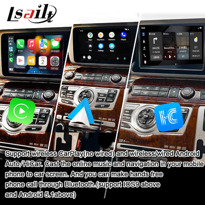 Lsailt 8G Modulo de infoentretenimiento inteligente Android para Nissan Elgrand E51 Serie 3 Soporte para CarPlay, YouTube, pantalla de reposacabezas