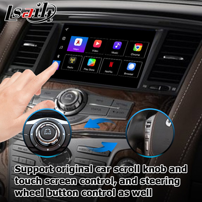 Infiniti QX80 / QX56 Android Auto Carplay Interfaz basada en Qualcomm 8+128