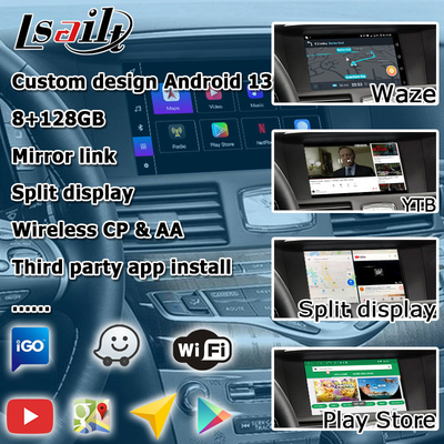 Android 13 8+128 Interfaz de vídeo de Carplay Para Infiniti Q70 / M35 M37 Apoyo a Fuga Youtube