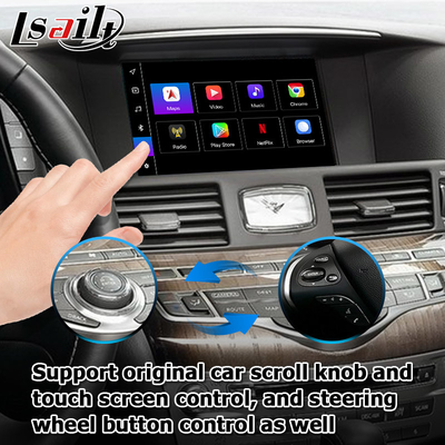 Android 13 8+128 Interfaz de vídeo de Carplay Para Infiniti Q70 / M35 M37 Apoyo a Fuga Youtube