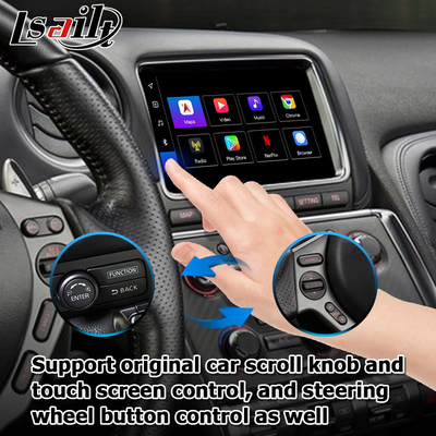Android 13 8+128 Navegación carplay inalámbrico y interfaz de video automática para Nissan GT-R GTR R35
