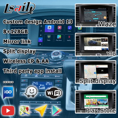 Nissan Elgrand Quest E52 Android 13 interfaz de vídeo Box carplay módulo automático de Android 8+128