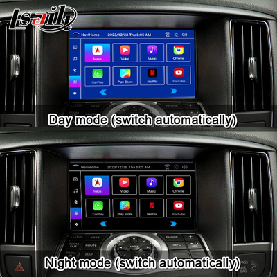 Interfaz de vídeo de CarPlay y Android para Nissan Maxima 09-15 Infiniti G37 con Google, YouTube y NetFlix