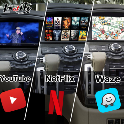Lsailt Android 13 Modulo de infoentretenimiento Android inteligente para Nissan Quest 2011-2022 Soporte para CarPlay inalámbrico, NetFlix
