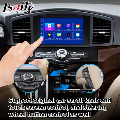 Interfaz de juego de automóviles inalámbrico de sistema Android 13 para Nissan Quest RE52 Elgrand E52 2011-2020