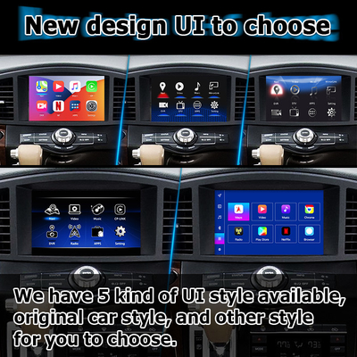 Interfaz de juego de automóviles inalámbrico de sistema Android 13 para Nissan Quest RE52 Elgrand E52 2011-2020