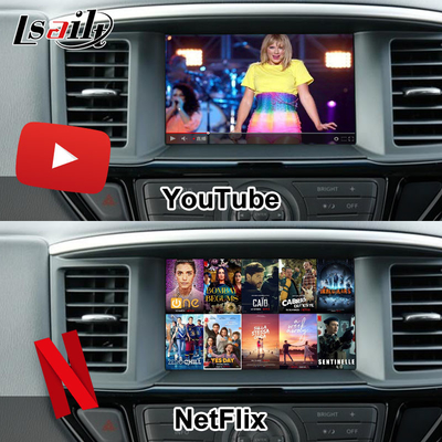 Interfaz multimedia de Nissan 8G Android 13 Interfaz de información y entretenimiento para Pathfinder R52 2013-2020 Armada Patrol con CarPlay