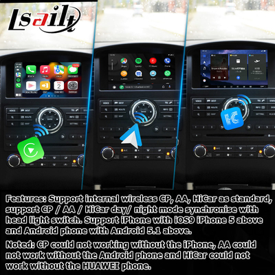 Nissan Pathfinder R51 Android Interfaz multimedia de Carplay Android Auto