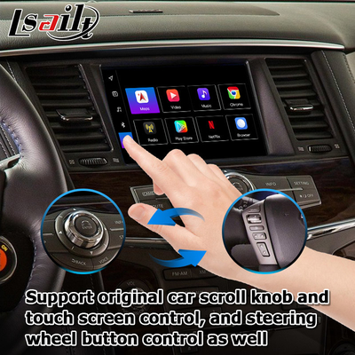Nissan Patrol Armada Y62 Android 13 Qualcomm 8+128GB Carplay caja de interfaz de video automática para Android