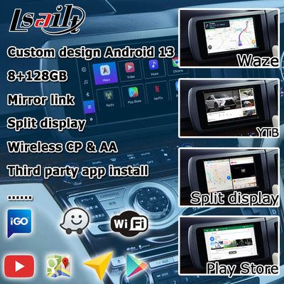 Nissan Elgrand E51 serie 3 Android 13 Qualcomm 8+128GB Interfaz de vídeo de Android Auto