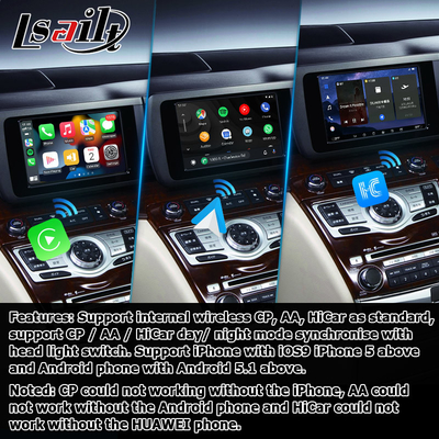 Nissan Elgrand E51 serie 3 Android 13 Qualcomm 8+128GB Interfaz de vídeo de Android Auto