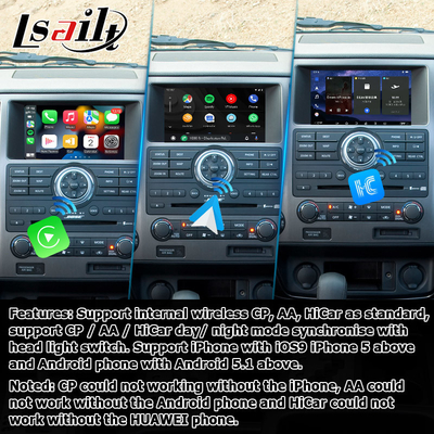 Nissan Armada TA60 estilo de fábrica Android interfaz de video multimedia, soporte inalámbrico Carplay Android Auto
