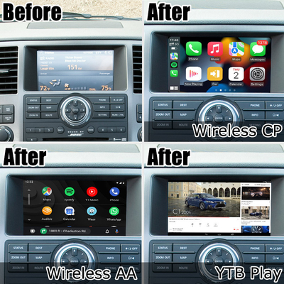 Nissan Armada TA60 estilo de fábrica Android interfaz de video multimedia, soporte inalámbrico Carplay Android Auto