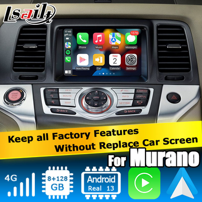 Nissan Murano Z51 Android 13 Carplay Android Auto basado en Qualcomm 13 8+128GB