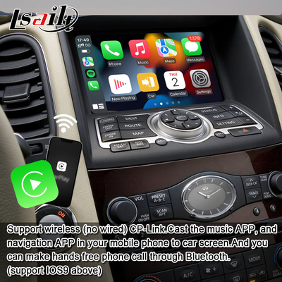 Lsailt 8G Modulo de infoentretenimiento Android para Infiniti EX QX50 2008-2017 Incluye CarPlay inalámbrico, YouTube, NetFlix