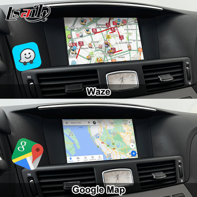 Interfaz multimedia 8G Qualcomm Android para Infiniti Q70 M45 M25 2010- CarPlay Box inalámbrico, Android Auto, NetFlix