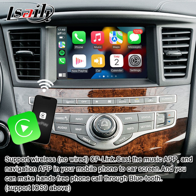 Lsailt 8G Interfaz multimedia Android para Infiniti QX60 JX35 2011-2020 CarPlay inalámbrico integrado, Android Auto