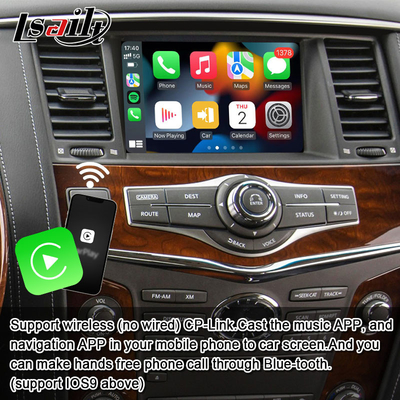 Modulo de infoentretenimiento Android 8G para Infiniti QX80 QX56 Nissan Patrol 20100-2021 Interfaz inalámbrica de CarPlay, YouTube
